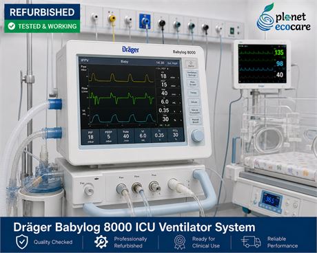 Drager Baby Log 8000 ICU Ventilator System