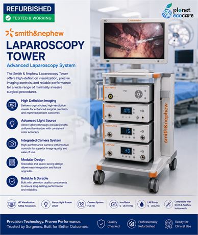 Smith & Nephew Laparoscopy Tower Advanced Laparoscopy