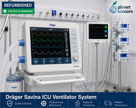 Drager Savina ICU Ventilator System