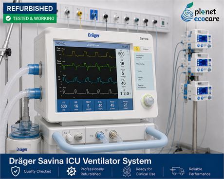 Drager Savina ICU Ventilator System