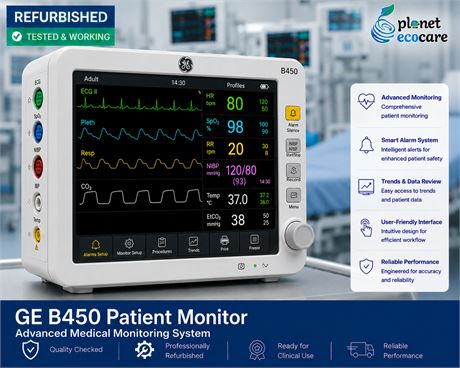 GE B450 GE Patient Monitor Advanced Medical Monitoring System