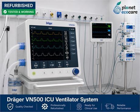 Drager VN500 Drager ICU Ventilator System