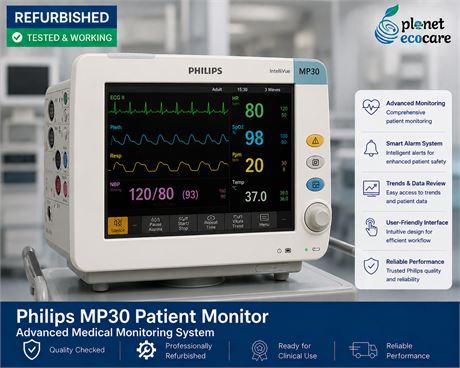 Philips MP30 Philips Patient Monitor Advanced Medical Monitoring System