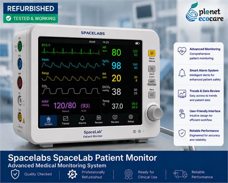 Spacelabs SpaceLab Patient Monitor Advanced Medical Monitoring System