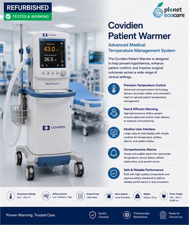 Covidien Patient Warmer Advanced Medical Temperature Management System