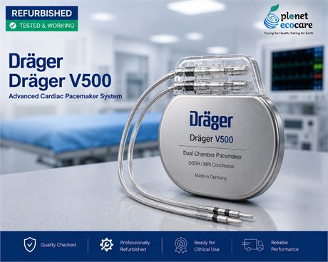 Drager Drager V500 Pacemaker Advanced Cardiac Pacemaker System