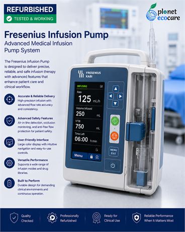 Fresenius Infusion Pump Advanced Medical Infusion Pump System