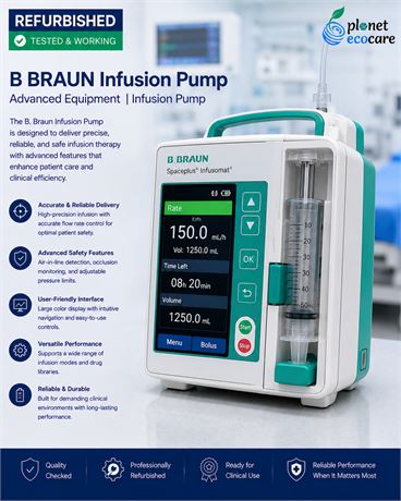 B Braun Infusion Pump Advanced Equipment | Infusion Pump